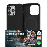 IPhone 15 black silicon case